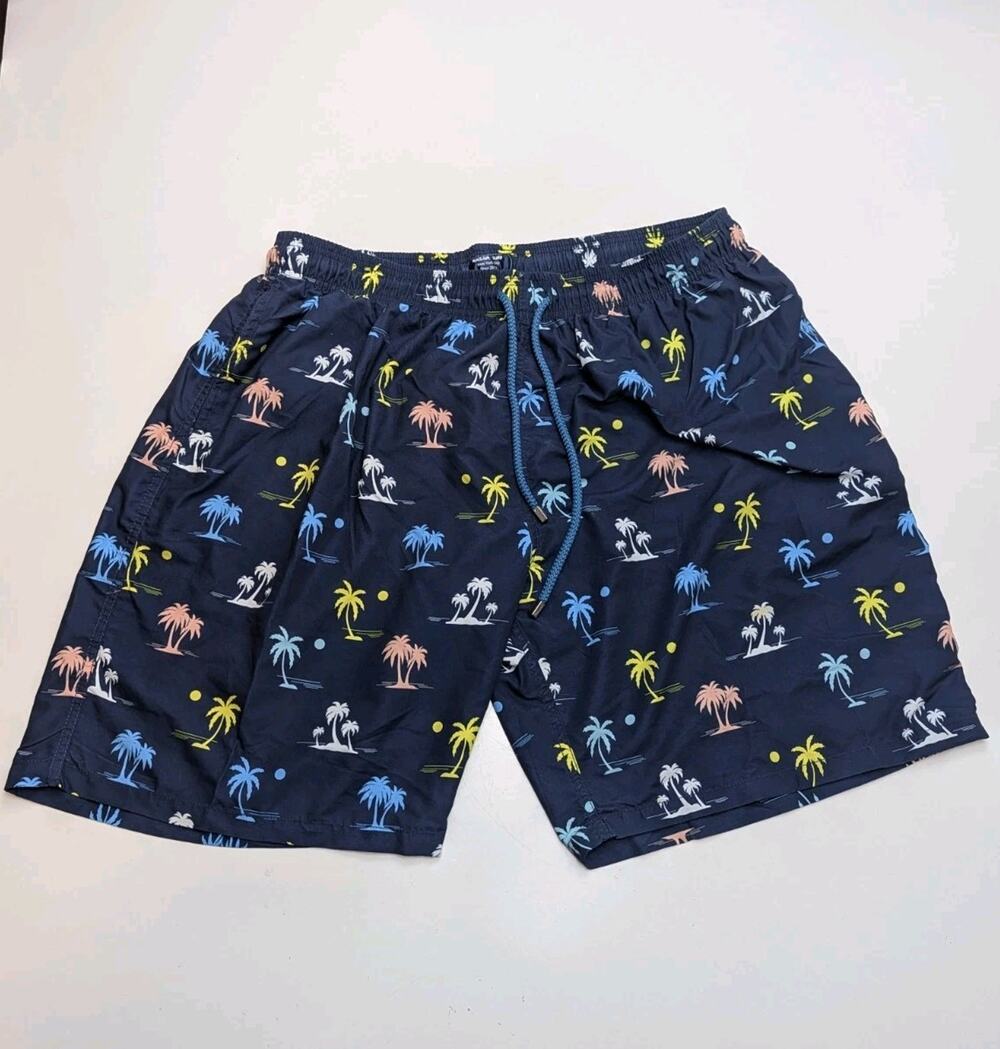Big & Tall Men’s Board Shorts Swim Trunks Size XXXL 3XL Mesh Lining w/ 3 Pockets